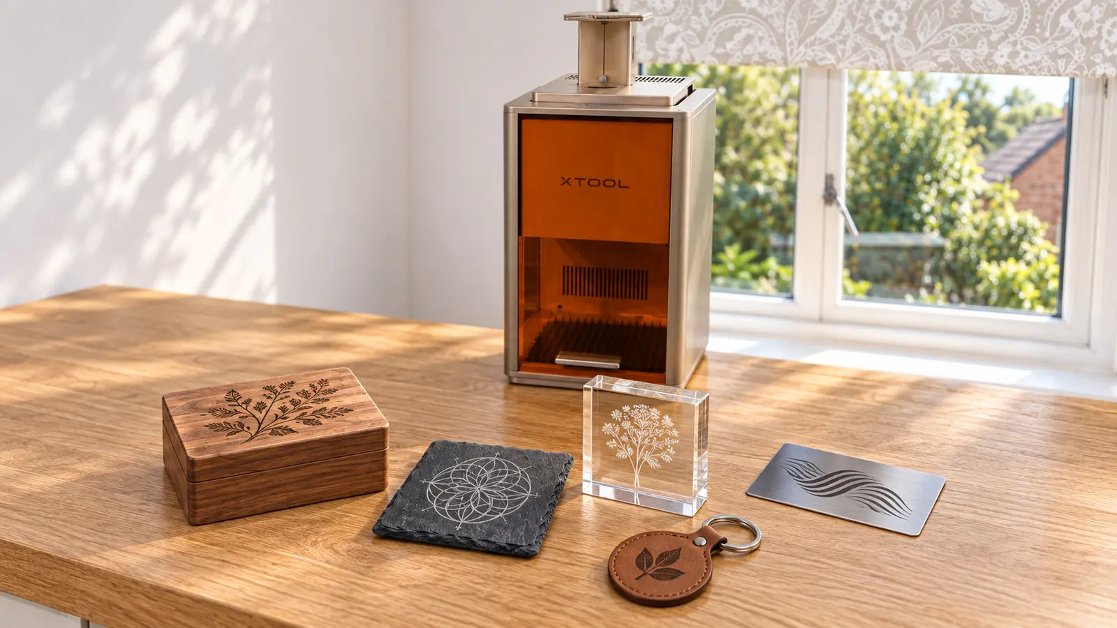 Precision laser engraving on wood and acrylic at Laser & Craft