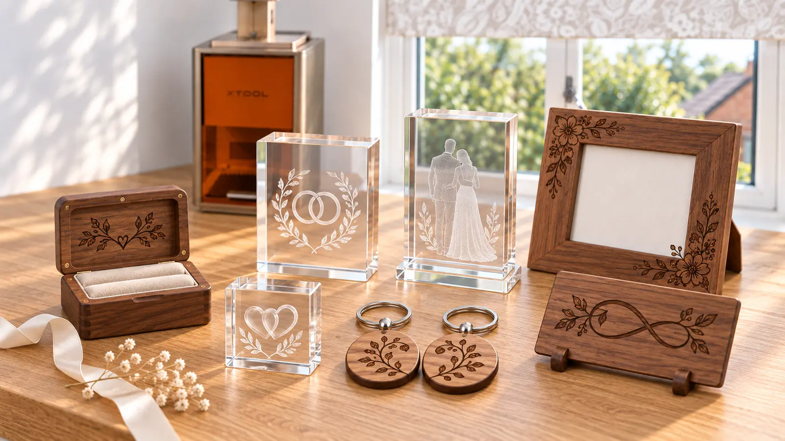 Engraved wedding and anniversary keepsake gifts