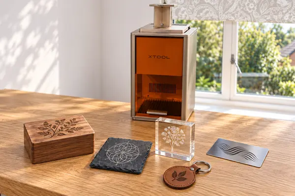 Precision laser engraving on wood and acrylic at Laser & Craft